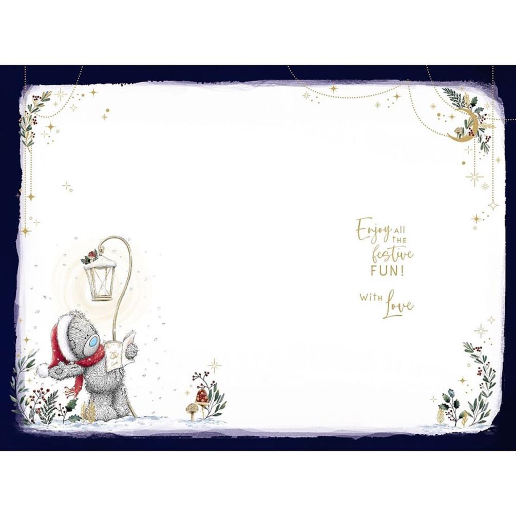 Lovely Friend Me to You Bear Christmas Card Extra Image 1